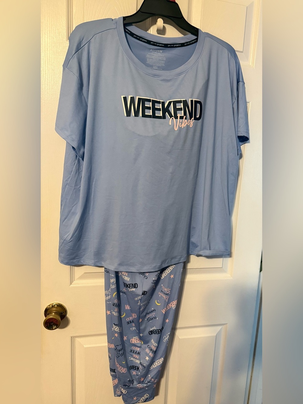 Joyspun Weekend Vibes plus size women’s lounge or pajama set; size: 2XL